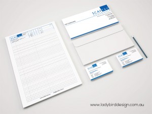 Business stationery printing letterhead envelope commercial construction Joondalup perth