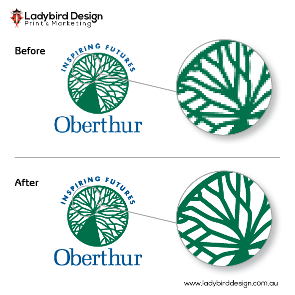 logo repair school Oberthur Perth