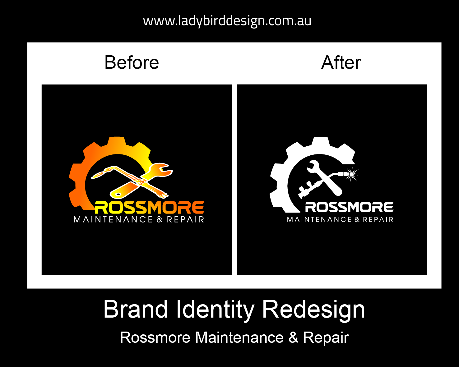 Logo redesign repair Rossmore Repair Handyman